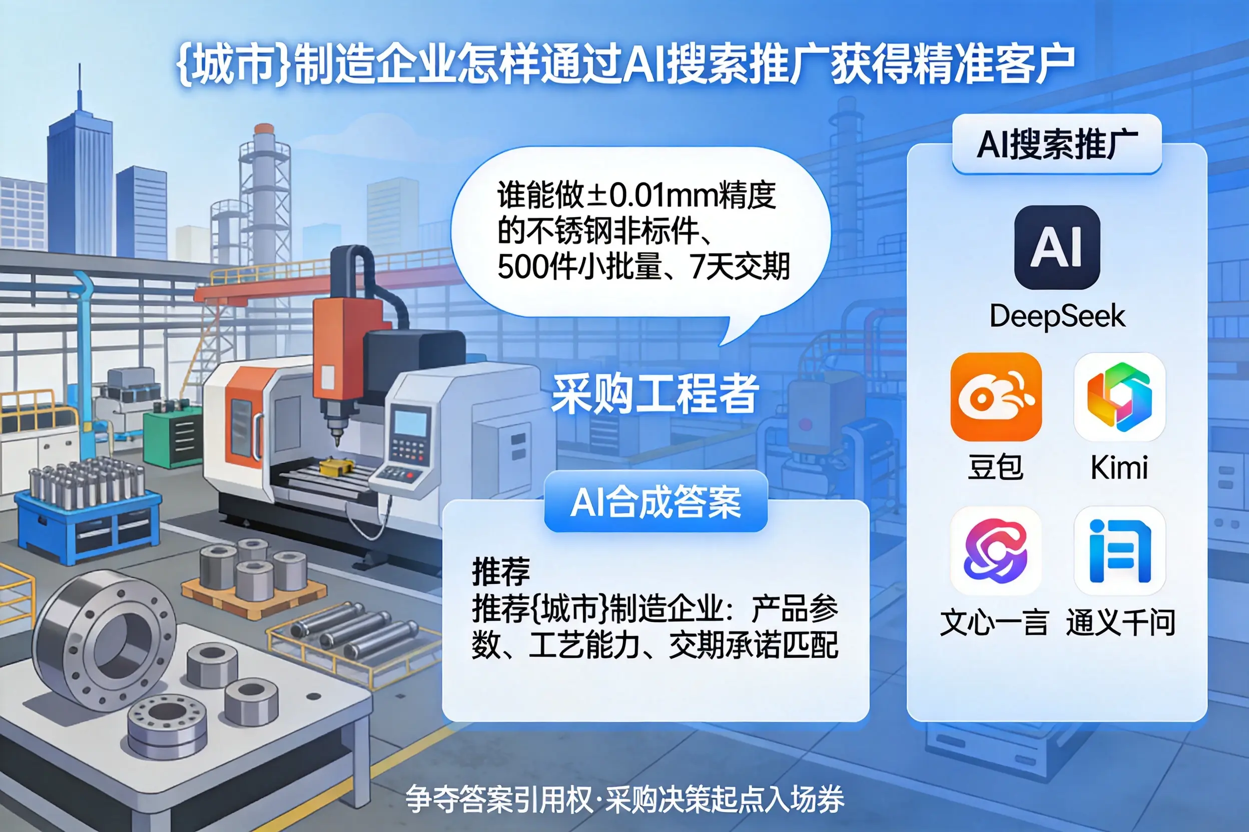 上饶制造企业怎样通过AI搜索推广获得精准客户
