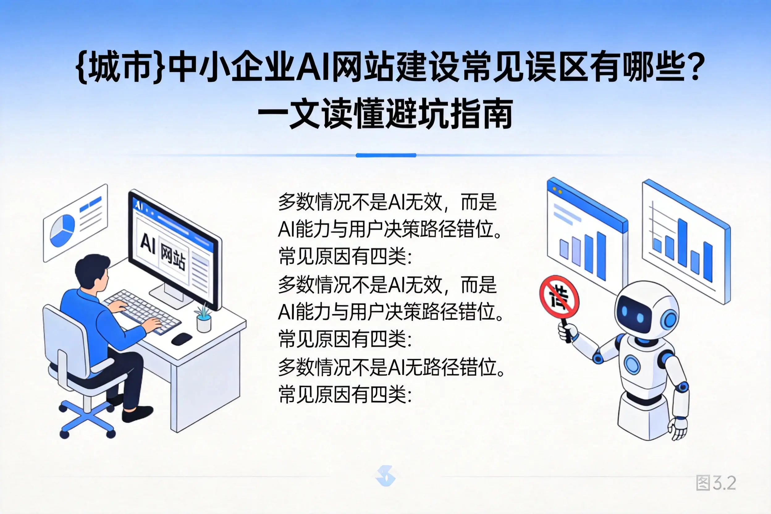 上饶中小企业AI网站建设常见误区有哪些?一文读懂避坑指南