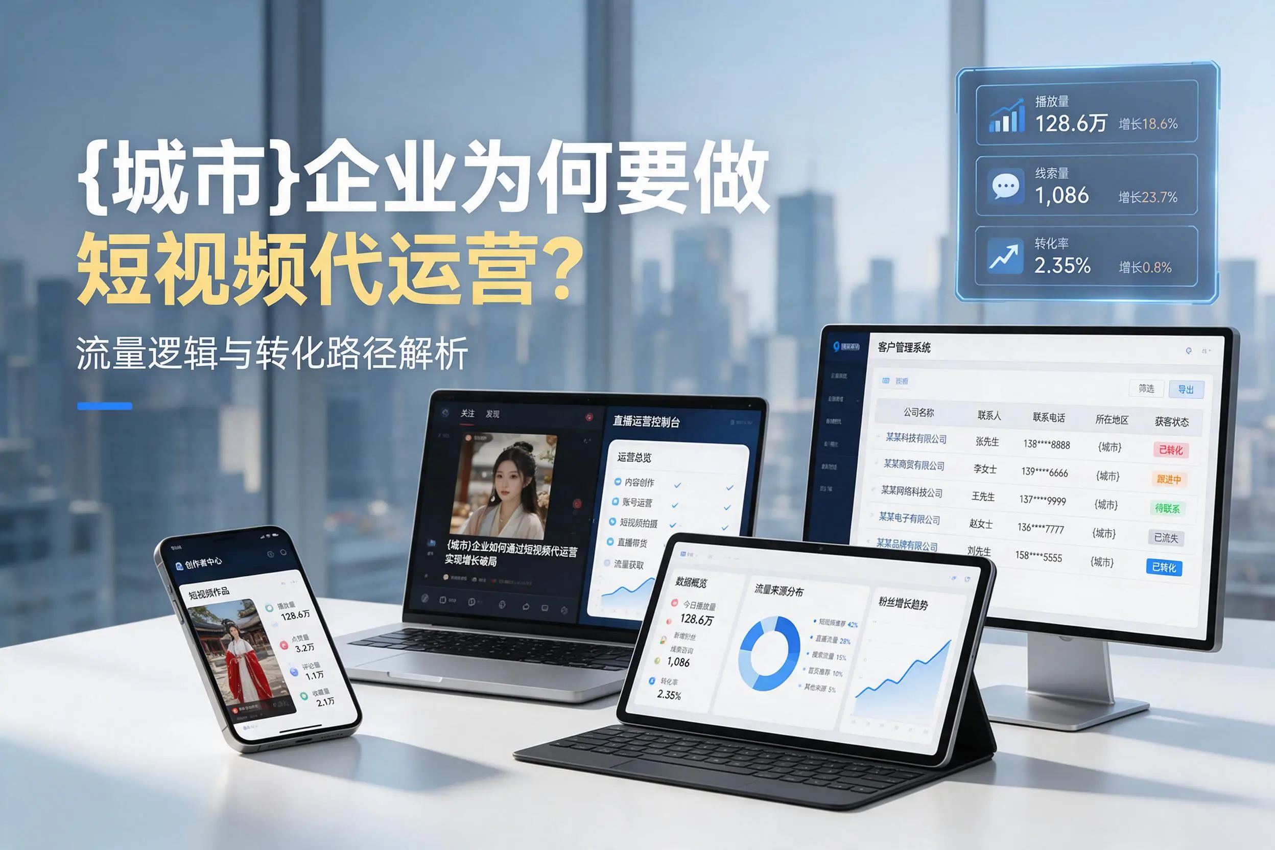 上饶企业为何要做短视频代运营？流量逻辑与转化路径解析