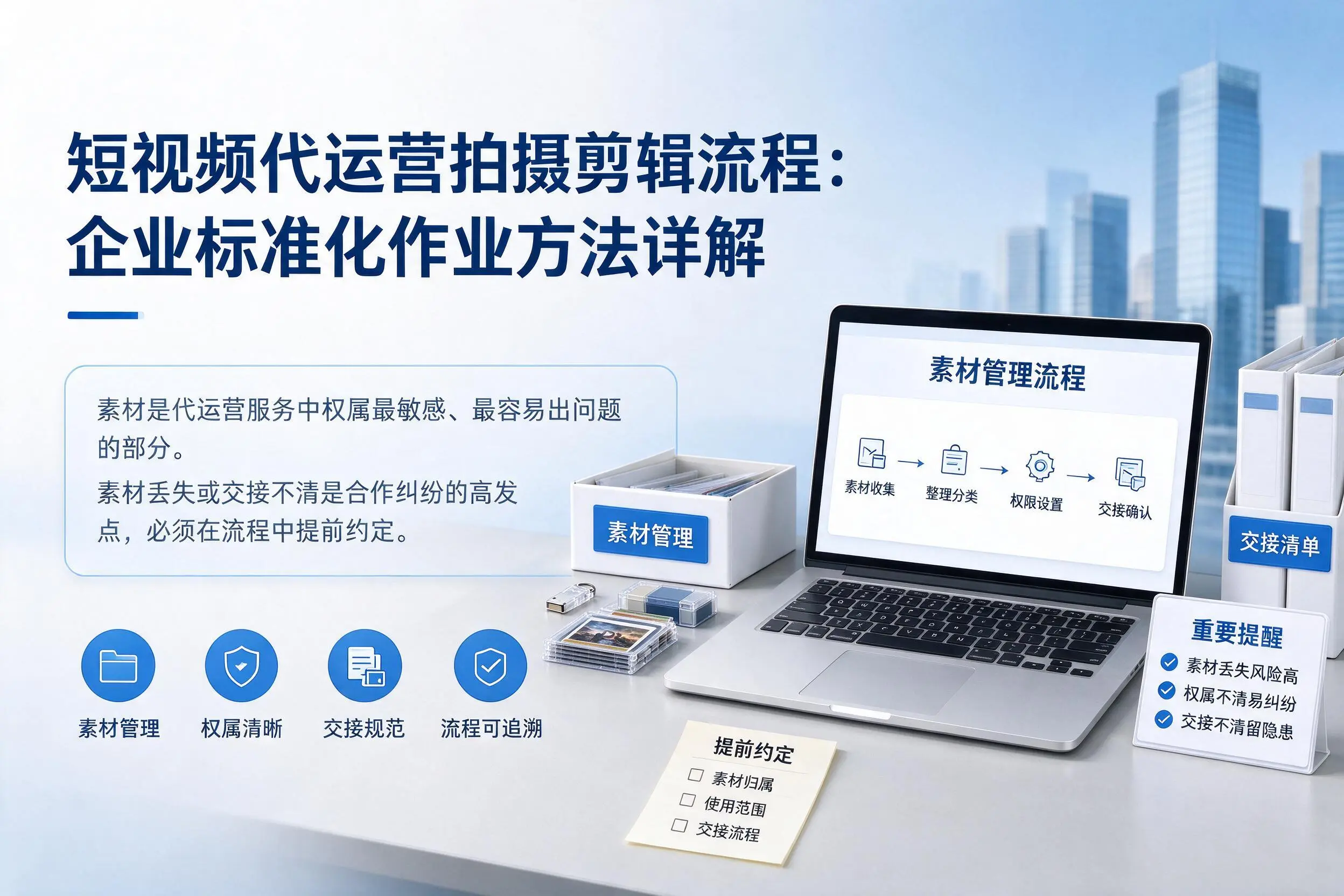 短视频代运营拍摄剪辑流程:上饶企业标准化作业方法详解